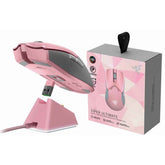 Razer Viper Ultimate Wireless Mouse W/ Dock Station Hyperspeed Light And Fast 20k Dpi Sensor Rgb Chroma Quartz